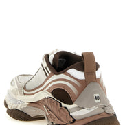 White Polyethylene Athletic Sneakers