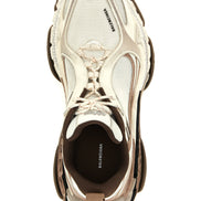 White Polyethylene Athletic Sneakers