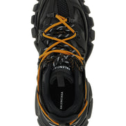Black Polyethylene Athletic Sneakers