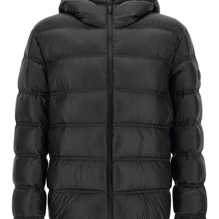 Black Polyamide Full-Length Jacket