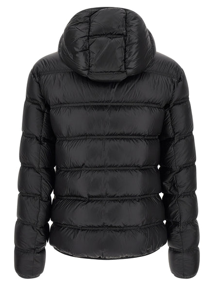 Black Polyamide Full-Length Jacket