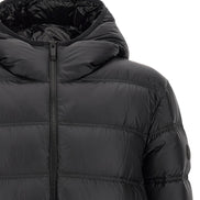 Black Polyamide Full-Length Jacket