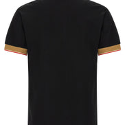Black Cotton Polo Shirt