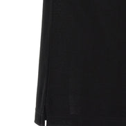 Black Cotton Polo Shirt