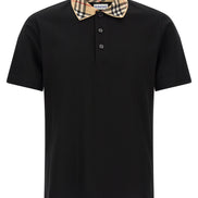 Black Cotton Polo Shirt
