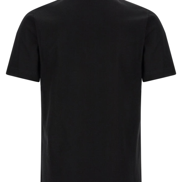 Black Cotton Polo Shirt