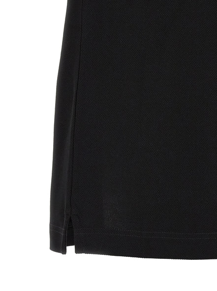 Black Cotton Polo Shirt
