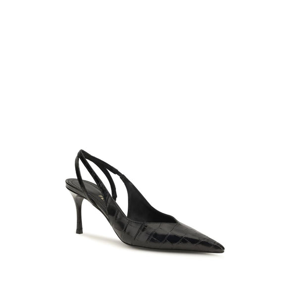 Black Calf Leather Bos Taurus Pumps