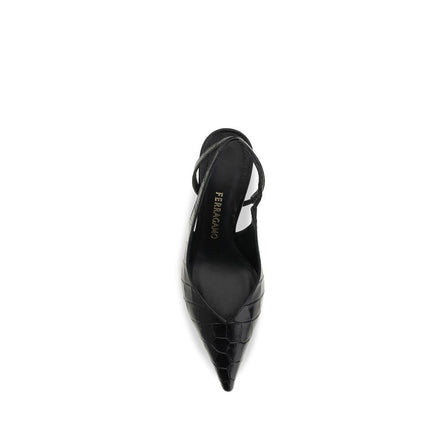 Black Calf Leather Bos Taurus Pumps