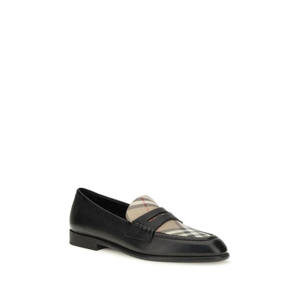 Black Lamb Ovis Aries Slip-On Loafers