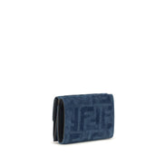 Blue Cotton Wallet