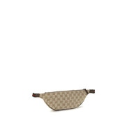 Beige Fabric Shoulder Bag