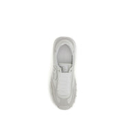 White Calf Leather Bos Taurus Athletic Sneakers