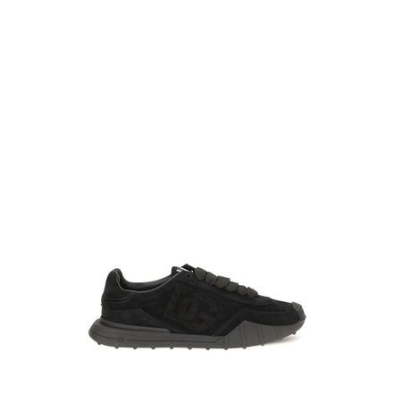 Black Calf Leather Bos Taurus Athletic Sneakers
