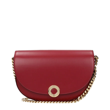 Red Leather Shoulder Bag