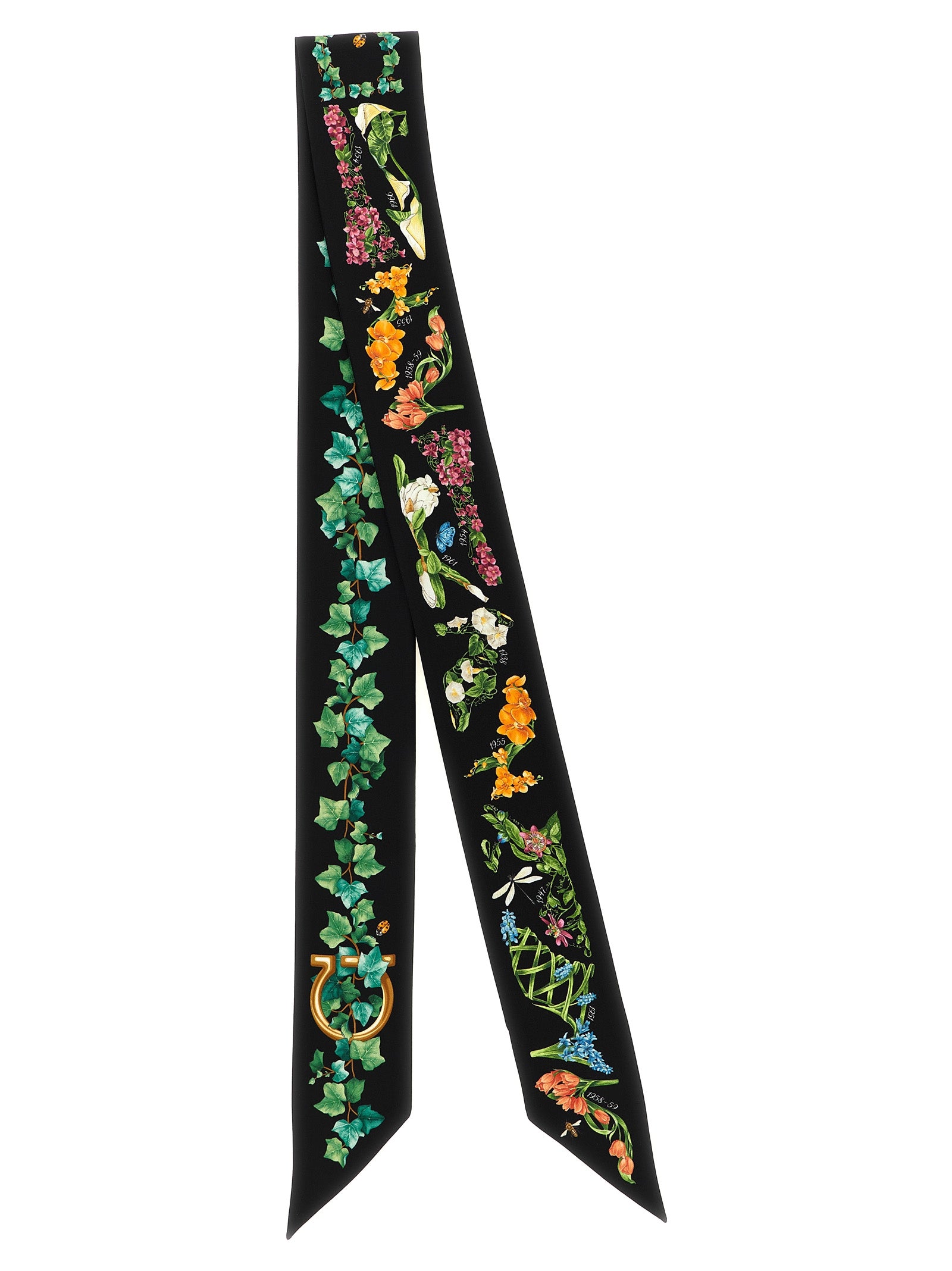 Multicolor Silk Foulard