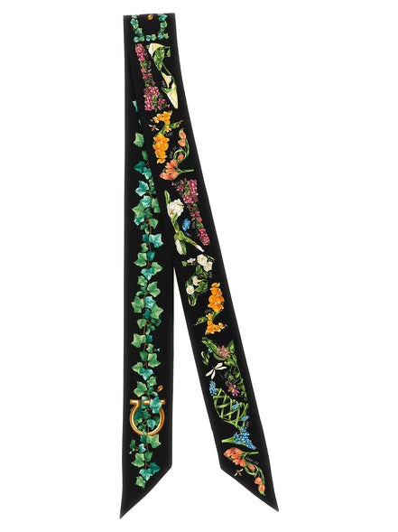 Multicolor Silk Foulard