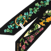 Multicolor Silk Foulard