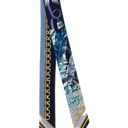Blue Silk Foulard