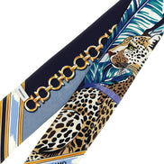 Blue Silk Foulard