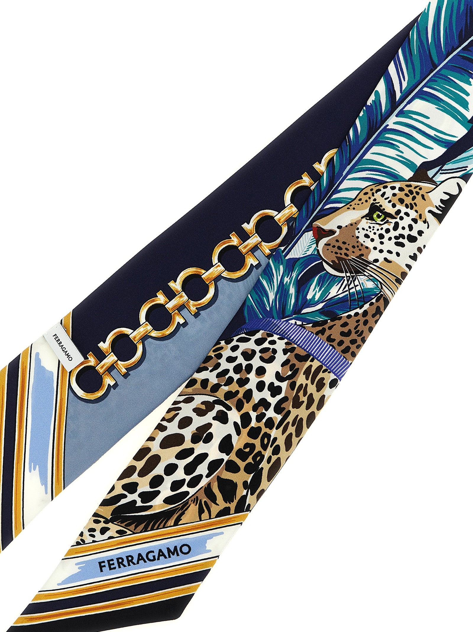 Blue Silk Foulard