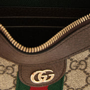 Beige Polyethylene Crossbody Bag