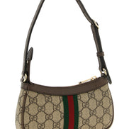 Beige Polyethylene Crossbody Bag