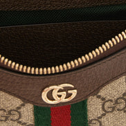 Beige Polyethylene Crossbody Bag