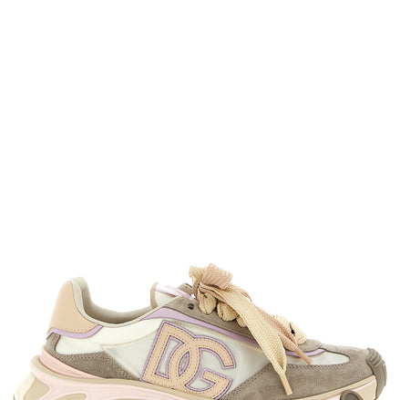 Beige Calfskin Athletic Sneakers