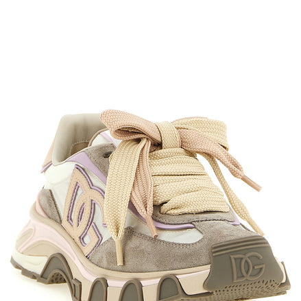 Beige Calfskin Athletic Sneakers