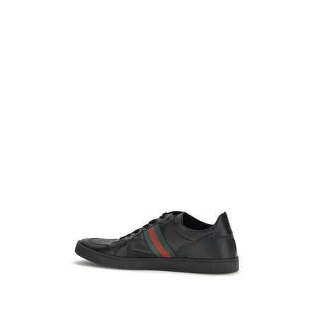 Black Calf Leather Bos Taurus Low Top Sneakers