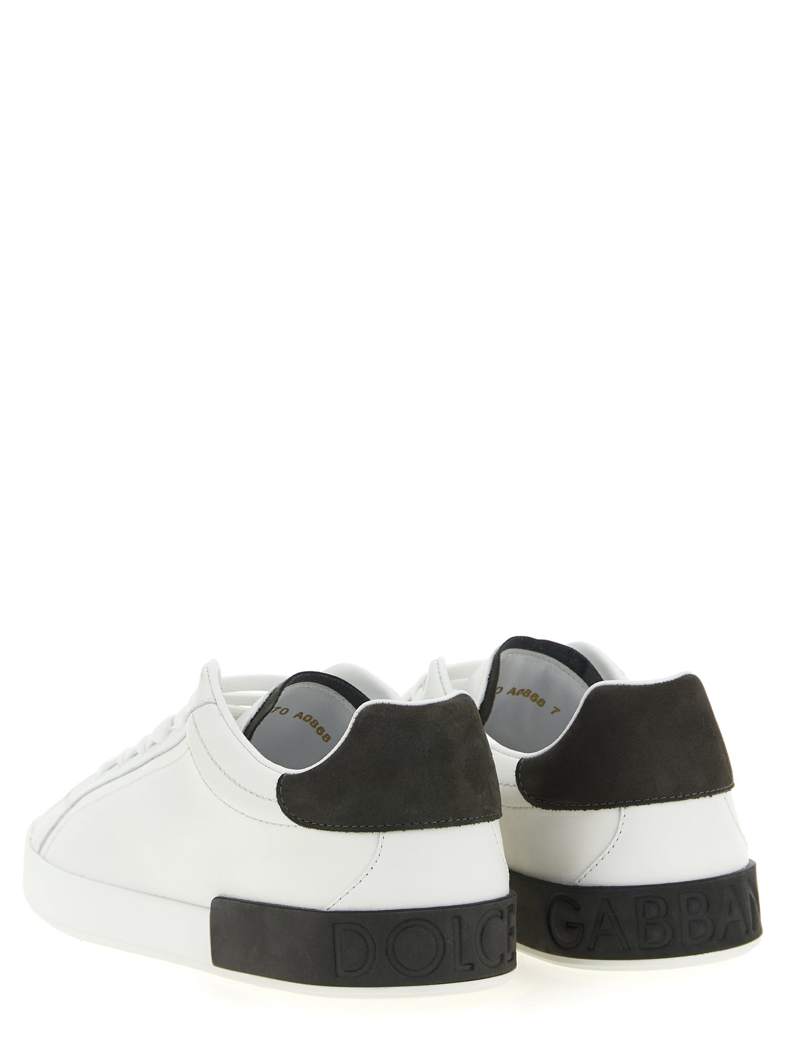 White Calfskin Low Top Sneakers
