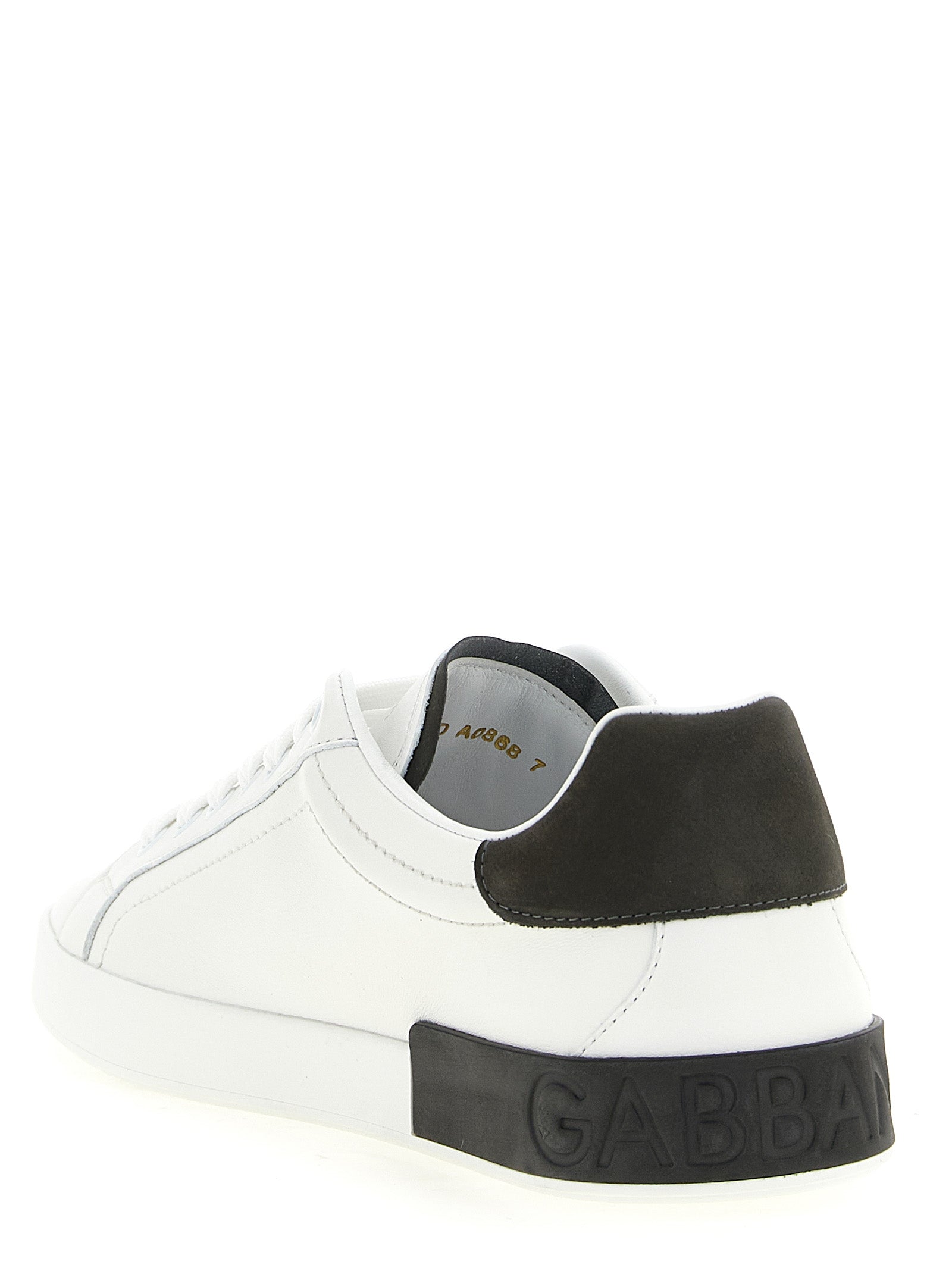 White Calfskin Low Top Sneakers