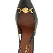 Black Lamb Leather High Heel Pumps
