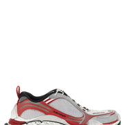 White Polyethylene Athletic Sneakers