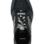Black Calfskin Athletic Sneakers