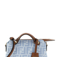 Blue Cotton Handbag