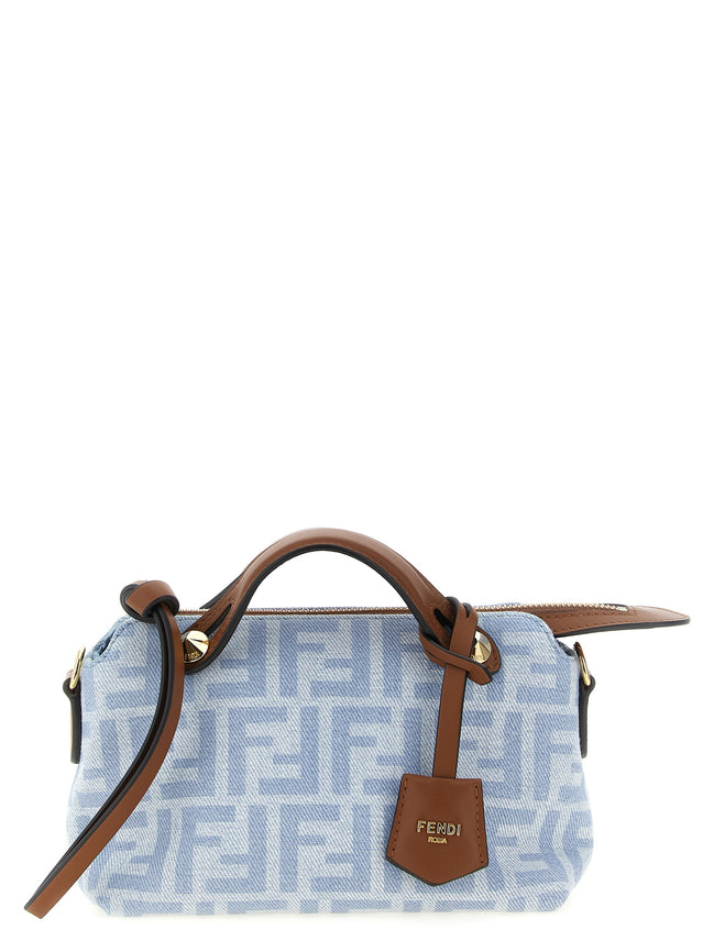 Blue Cotton Handbag