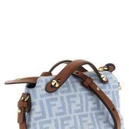 Blue Cotton Handbag