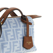 Blue Cotton Handbag