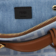 Blue Cotton Handbag