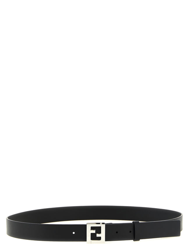 Black Calfskin Regular Belt