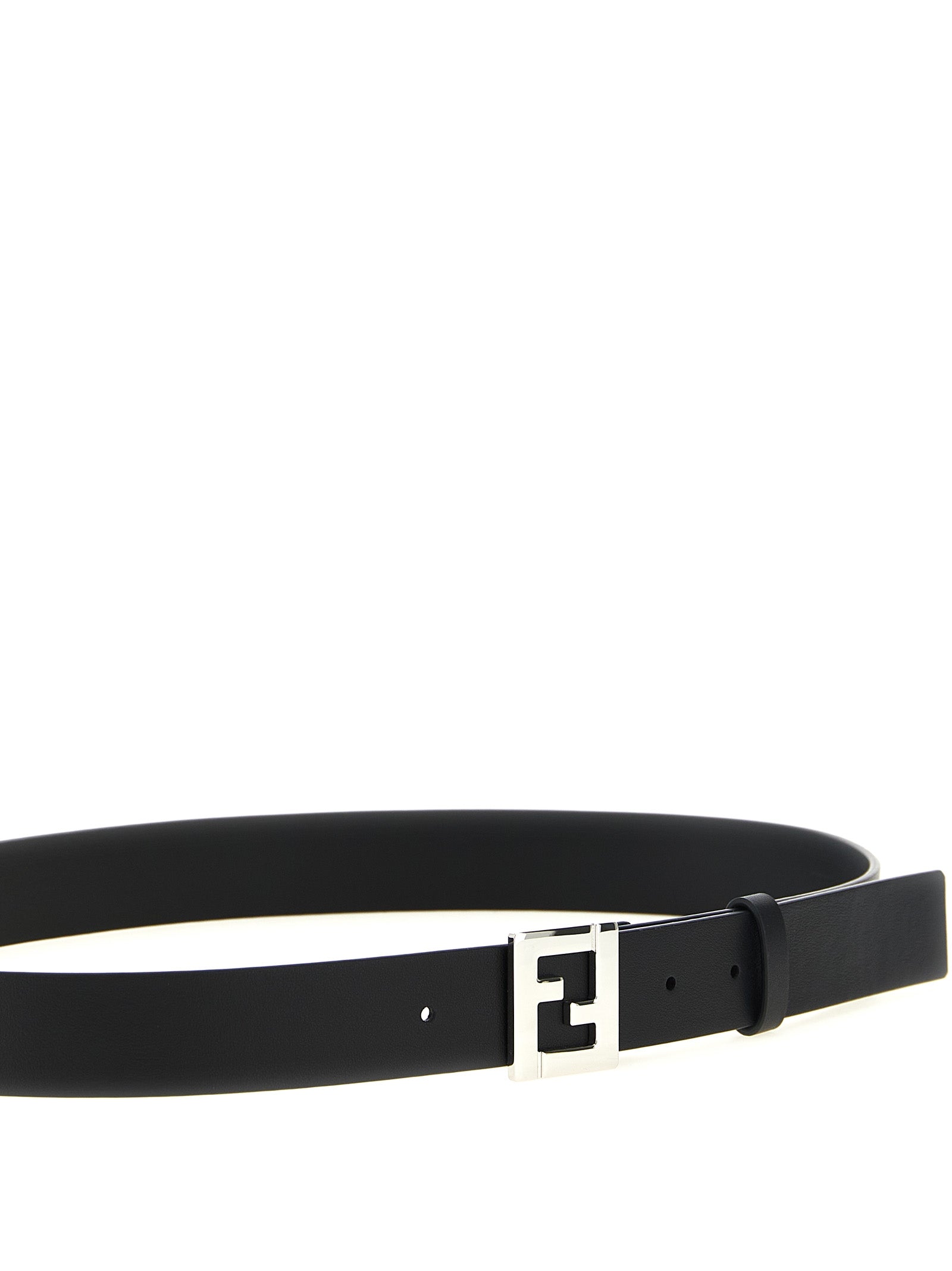 Black Calfskin Regular Belt