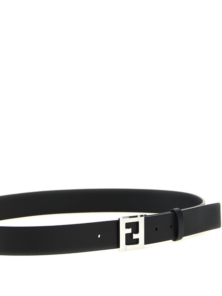Black Calfskin Regular Belt