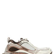 Brown Polyethylene Athletic Sneakers