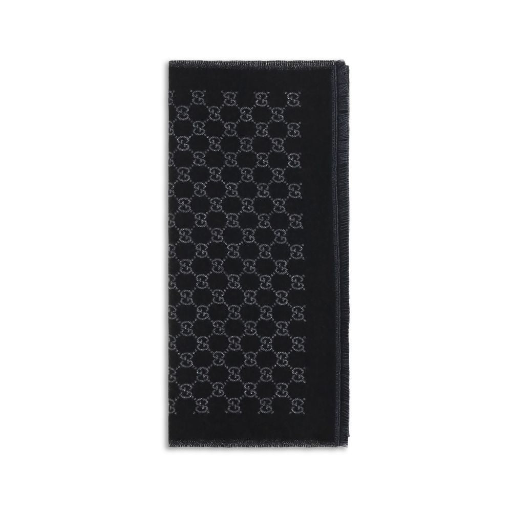 Black Wool Oves Aries Scarf