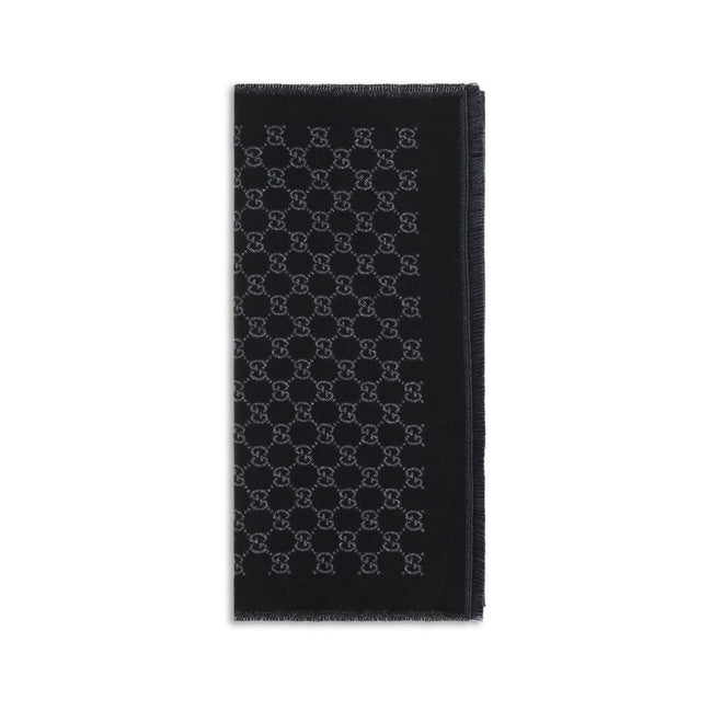 Black Wool Oves Aries Scarf