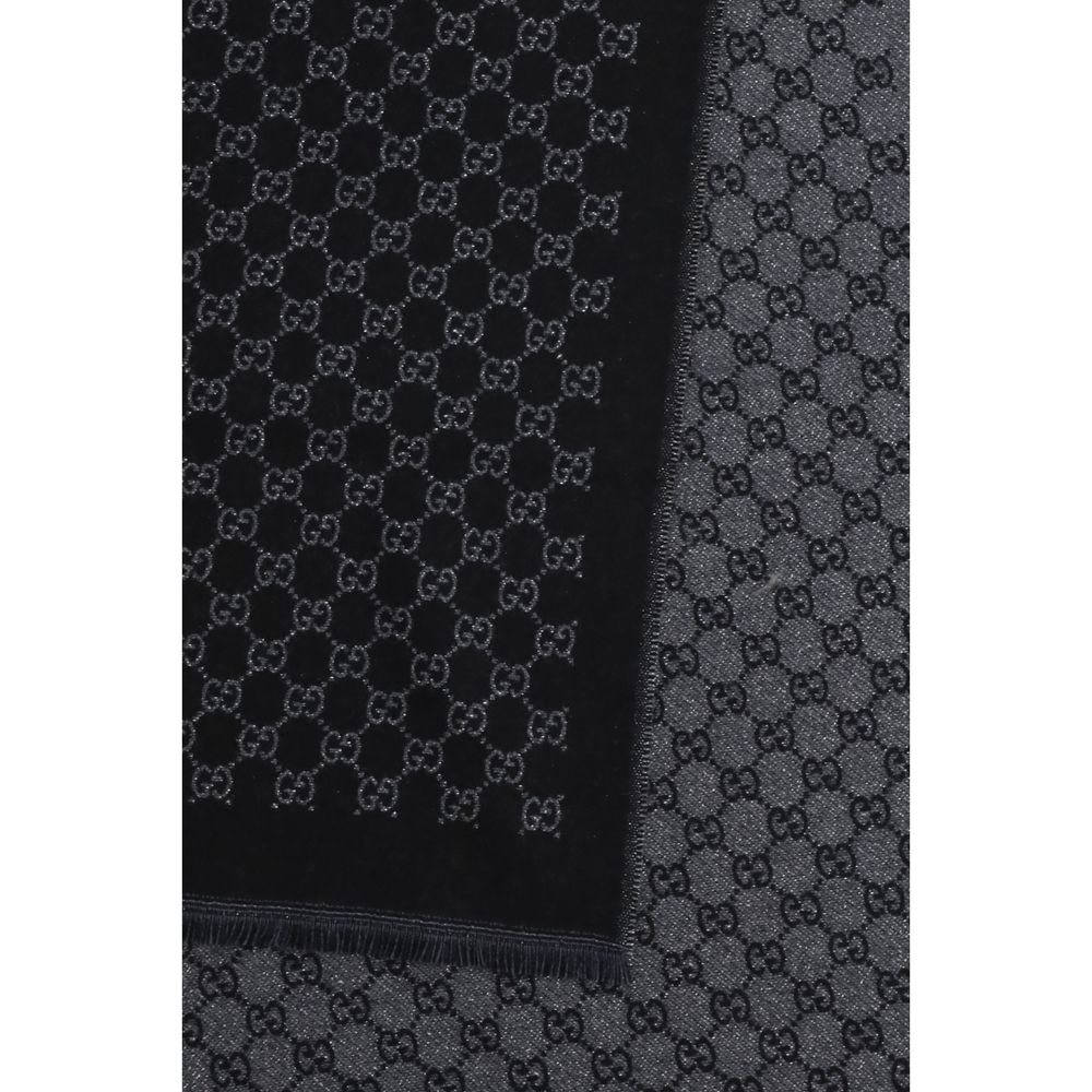 Black Wool Oves Aries Scarf