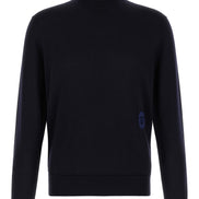 Blue Virgin Wool Cardigan