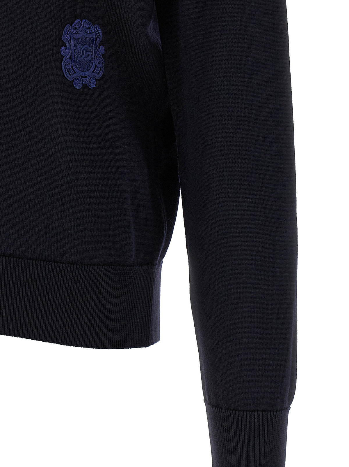 Blue Virgin Wool Cardigan